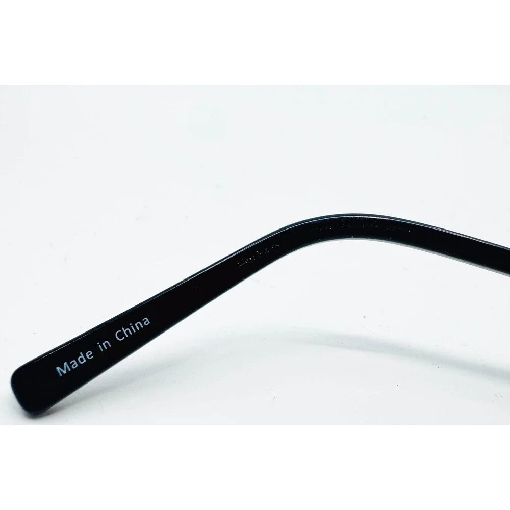 EyeBuyDirect Hiro Eyeglass Frames Mens Black Semi Rimless Rectangle 52-19-135